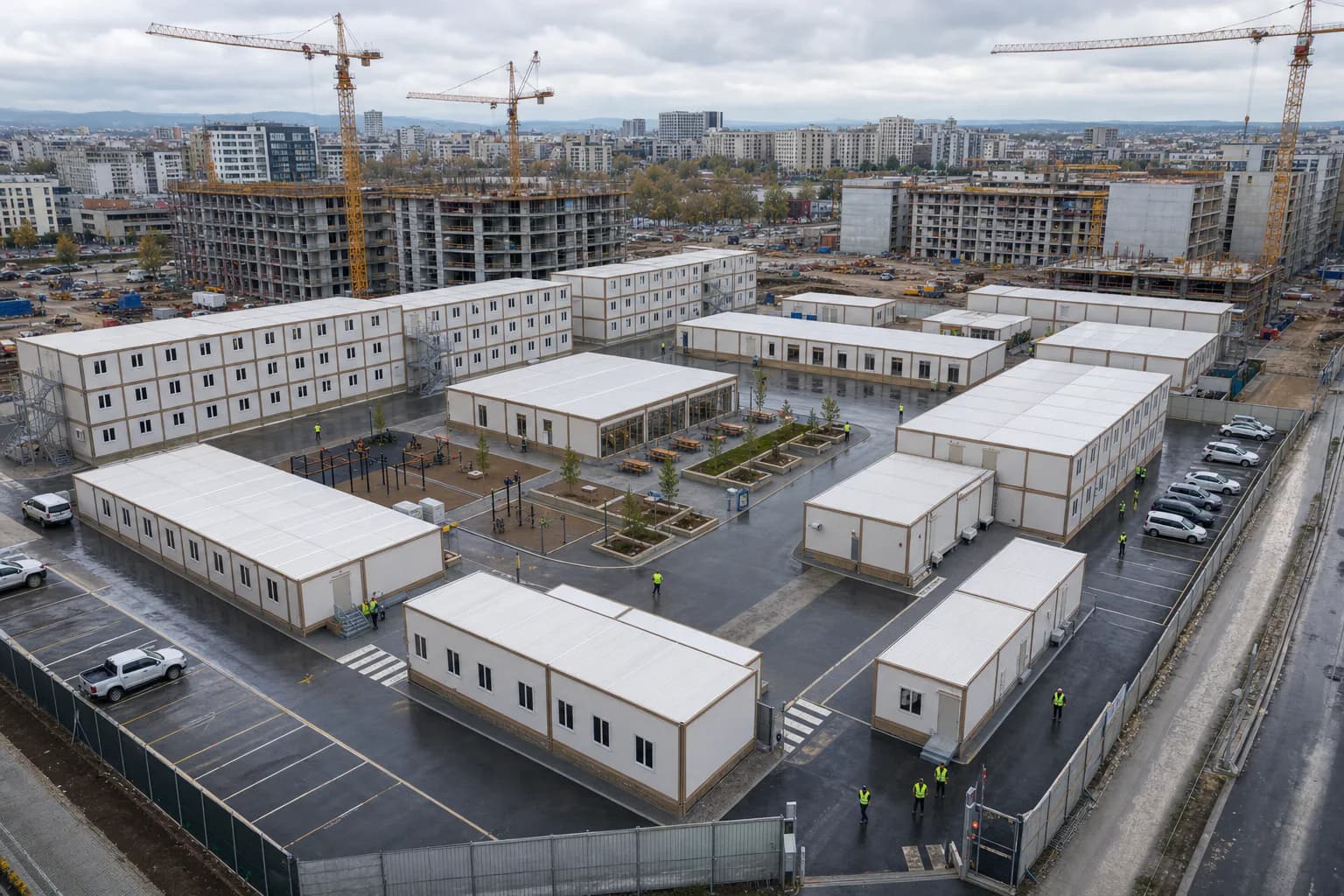 Mobilisation Karmod de 800 personnes pour un chantier de logements collectifs
