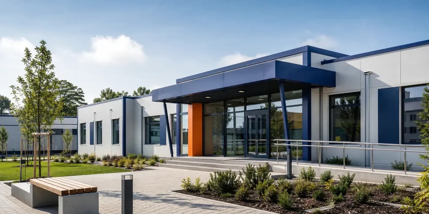 Bâtiment préfabriqué Karmod modèle santé 180 m²
