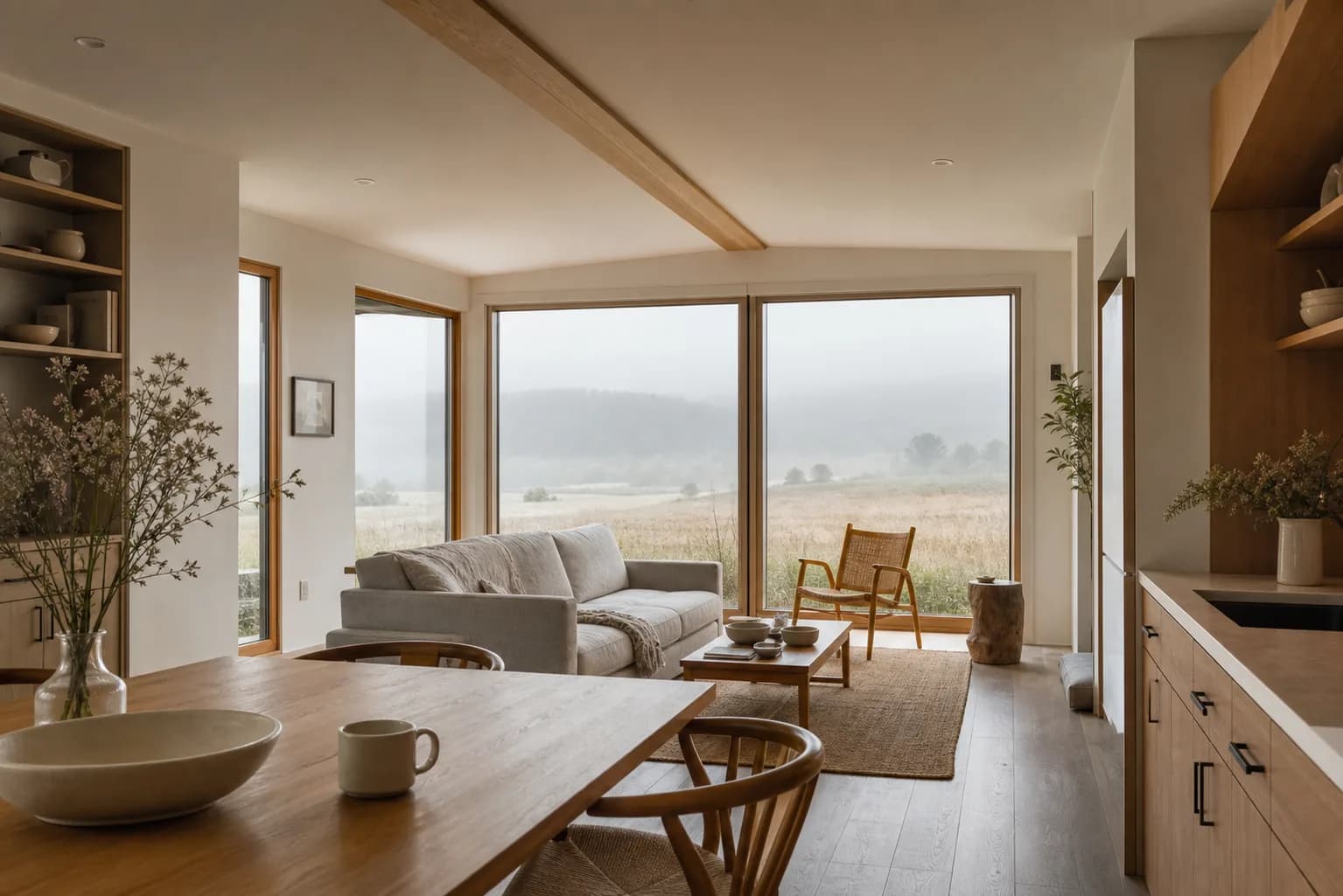 Maison modulaire Karmod intégrée dans son environnement