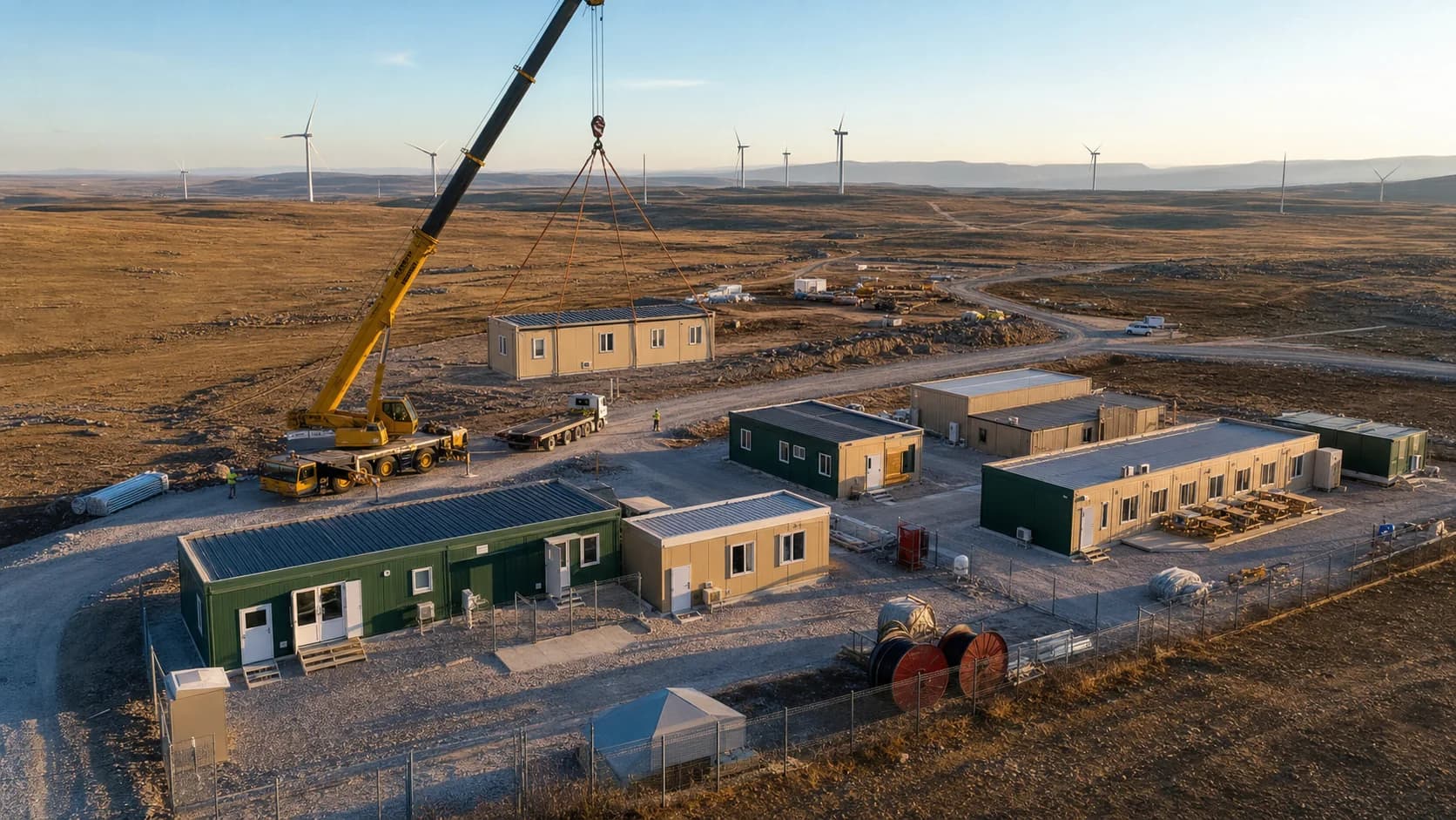 Bâtiments modulaires Karmod préparés pour une installation en France