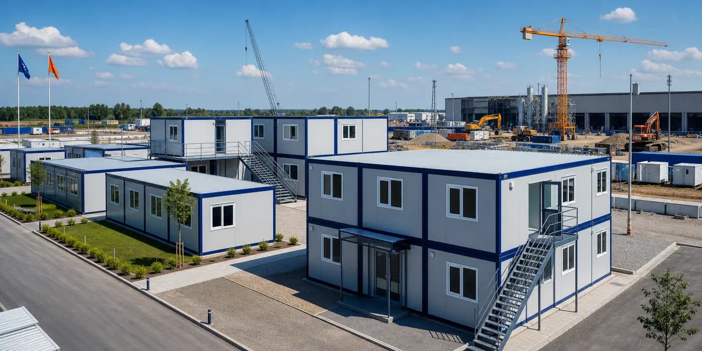 Bâtiments modulaires et bureaux de chantier